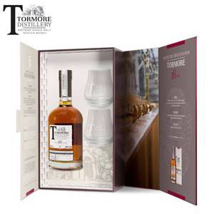 Wisky Tormore, Single Malt 16 years, Coffret 2 verres