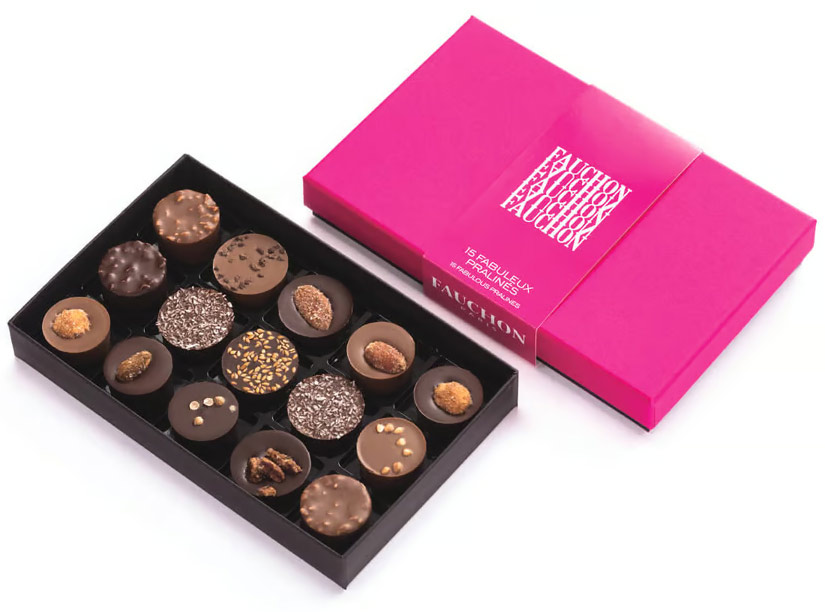 Écrin Fauchon 15 chocolats Fabuleux Pralinés